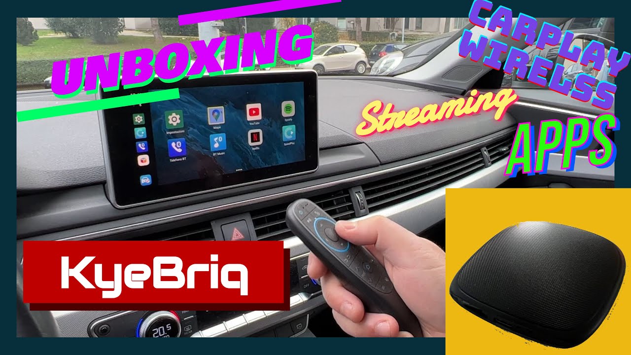 Unboxing #KyeBriq, il dongle che ti fa usare qualsiasi app su CarPlay